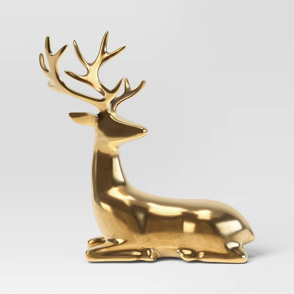 Christmas Sitting Deer Gold - Threshold, Target 2024